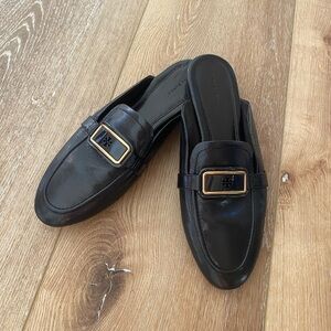 Tory Burch Black Georgia Mule Size 10